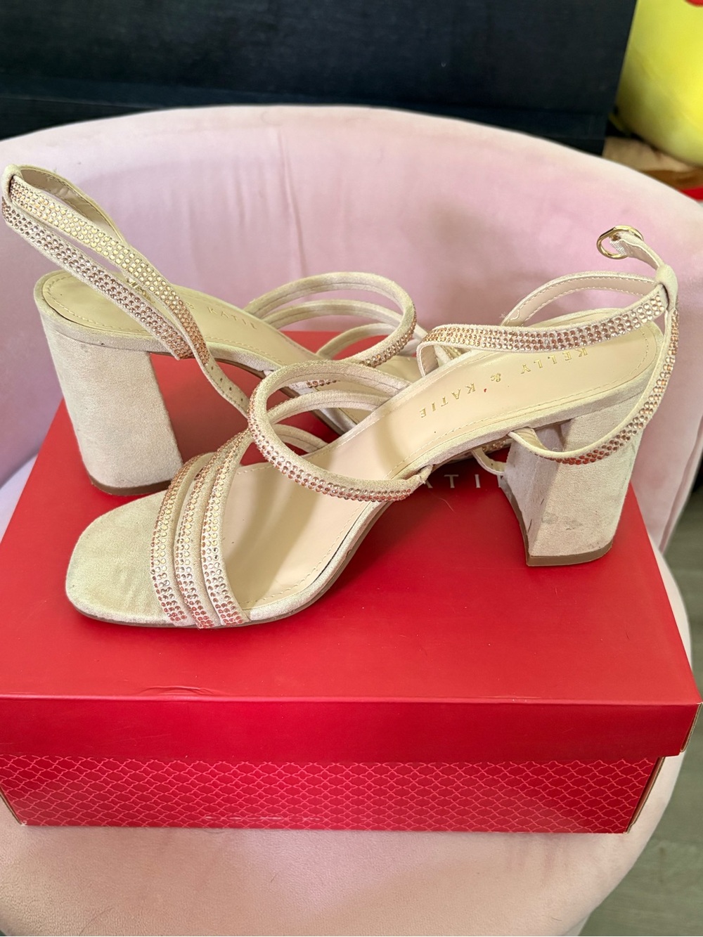 Kelly & Katie Block Heel Sandals